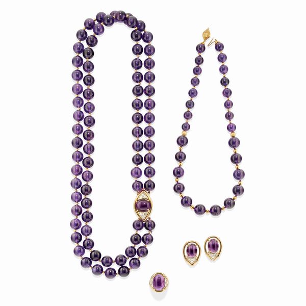 Parure con ametiste  - Asta Gioielli - Associazione Nazionale - Case d'Asta italiane