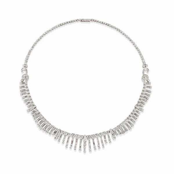 Collana con diamanti  - Asta Gioielli - Associazione Nazionale - Case d'Asta italiane