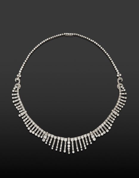 Collana con diamanti  - Asta Gioielli - Associazione Nazionale - Case d'Asta italiane