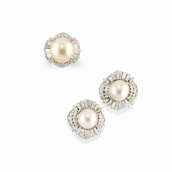 Demi parure con perle  - Asta Gioielli - Associazione Nazionale - Case d'Asta italiane