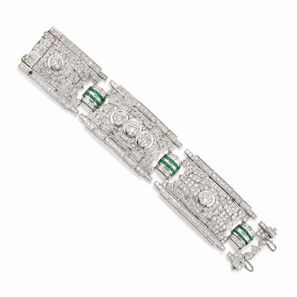 Importante bracciale con diamanti  - Asta Gioielli - Associazione Nazionale - Case d'Asta italiane