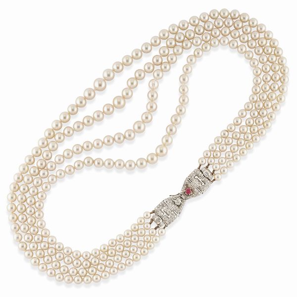 Collana di perle  - Asta Gioielli - Associazione Nazionale - Case d'Asta italiane