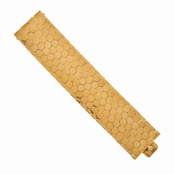 Bracciale a nido d'ape  - Asta Gioielli - Associazione Nazionale - Case d'Asta italiane