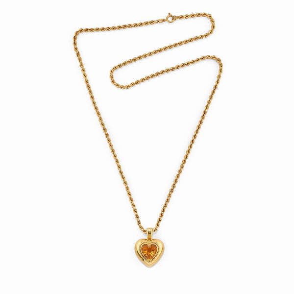 Collana con quarzo  - Asta Gioielli - Associazione Nazionale - Case d'Asta italiane