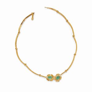 Pao Ying Wang - Collana con smeraldi
