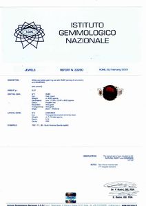 Giulio Veronesi : Anello con rubino  - Asta Gioielli - Associazione Nazionale - Case d'Asta italiane