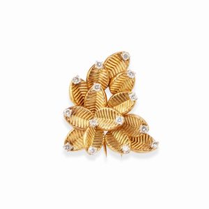 CARTIER - Spilla a foglia