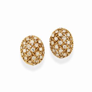 CARTIER - Orecchini con diamanti