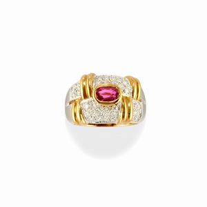 SALVINI - Anello con rubino