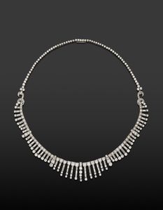 Collana con diamanti  - Asta Gioielli - Associazione Nazionale - Case d'Asta italiane