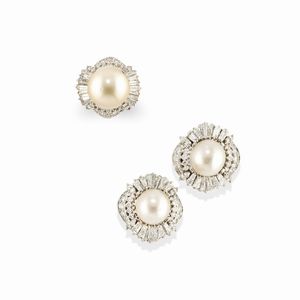 Demi parure con perle  - Asta Gioielli - Associazione Nazionale - Case d'Asta italiane