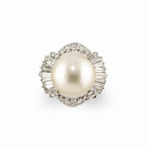 Demi parure con perle  - Asta Gioielli - Associazione Nazionale - Case d'Asta italiane