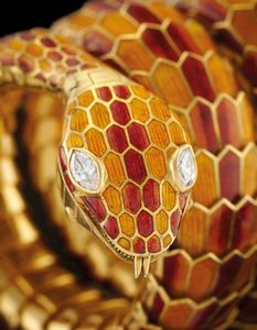 bulgari : Bracciale orologio serpente  - Asta Gioielli - Associazione Nazionale - Case d'Asta italiane