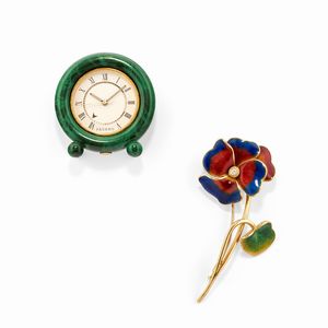 FASANO - Spilla e orologio