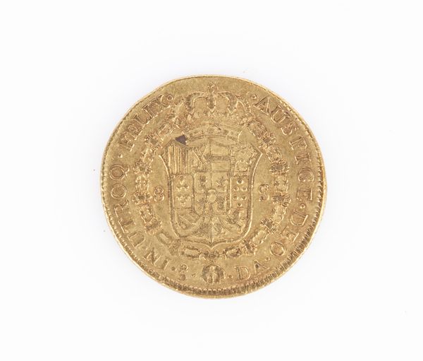 8 Escudos Carlo III 1782 So DA Cile - Santiago  - Asta Numismatica: Monete, Medaglie e Carta Moneta - Associazione Nazionale - Case d'Asta italiane