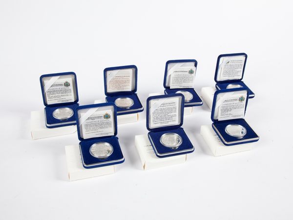 Lotto 7 monete 10.000 Lire 1996, 1997 (2), 1999, 2000 (2) e 2001 San Marino  - Asta Numismatica: Monete, Medaglie e Carta Moneta - Associazione Nazionale - Case d'Asta italiane