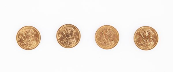 Lotto 4 sterline Elisabetta II 1966  - Asta Numismatica: Monete, Medaglie e Carta Moneta - Associazione Nazionale - Case d'Asta italiane