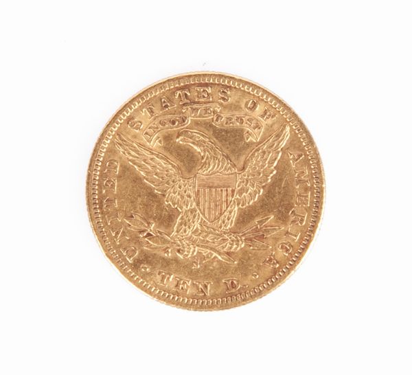 10 dollari 1881 USA  - Asta Numismatica: Monete, Medaglie e Carta Moneta - Associazione Nazionale - Case d'Asta italiane