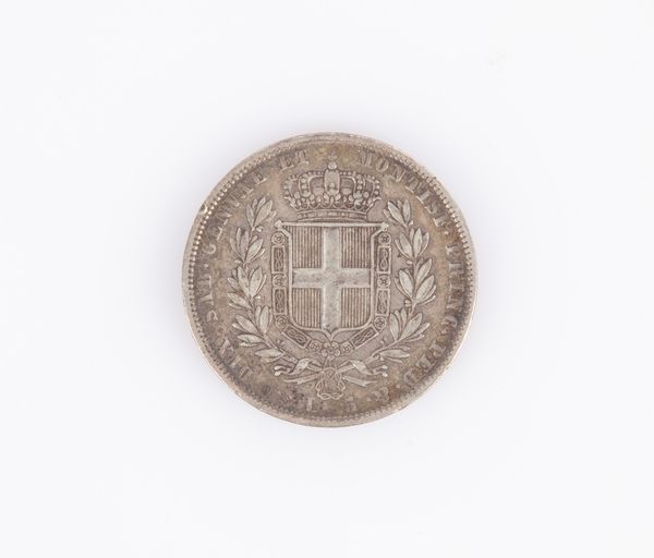 5 Lire Carlo Alberto 1836 Regno di Sardegna - Genova  - Asta Numismatica: Monete, Medaglie e Carta Moneta - Associazione Nazionale - Case d'Asta italiane
