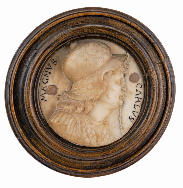 Bassorilievo in marmo bianco raffigurante Carlo Magno di profilo  - Asta Numismatica: Monete, Medaglie e Carta Moneta - Associazione Nazionale - Case d'Asta italiane