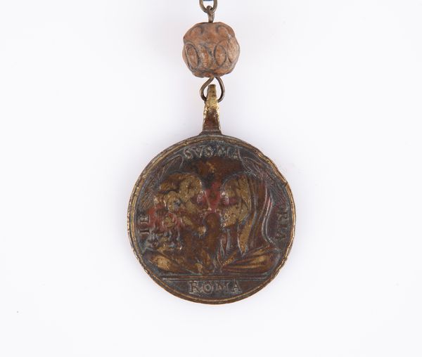 Medaglia in bronzo Roma XVIII secolo, con i busti di SS. Pietro e Paolo, la Vergine e Ges  - Asta Numismatica: Monete, Medaglie e Carta Moneta - Associazione Nazionale - Case d'Asta italiane