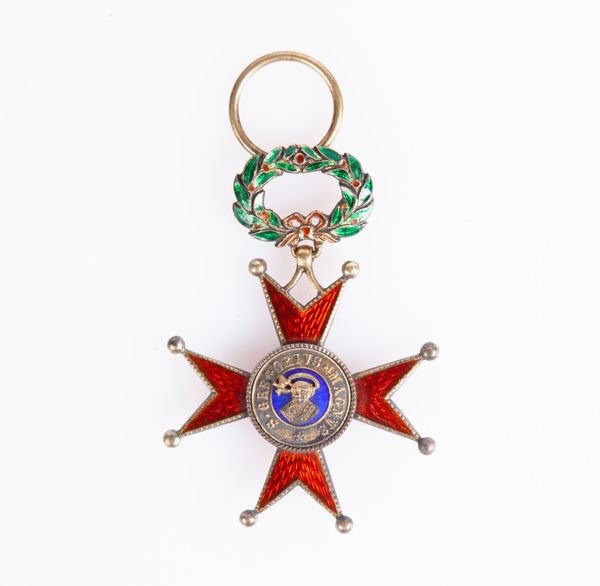 Decorazione per Cavaliere dell'Ordine equestre pontificio di San Gregorio Magno. Citt del Vaticano Inizi XX secolo.  - Asta Numismatica: Monete, Medaglie e Carta Moneta - Associazione Nazionale - Case d'Asta italiane