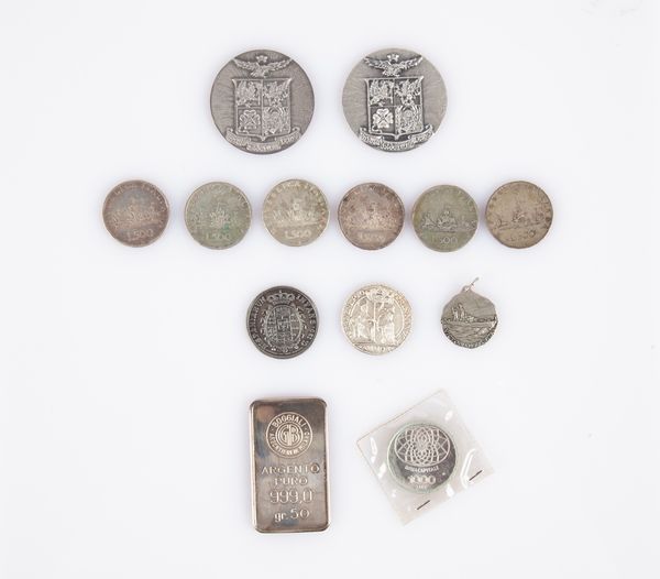 Lotto monete e medaglie Repubblica Italiana  - Asta Numismatica: Monete, Medaglie e Carta Moneta - Associazione Nazionale - Case d'Asta italiane