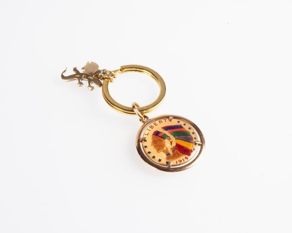 Portachiavi dollaro smalto  - Asta Fine Jewels and Watches - Associazione Nazionale - Case d'Asta italiane