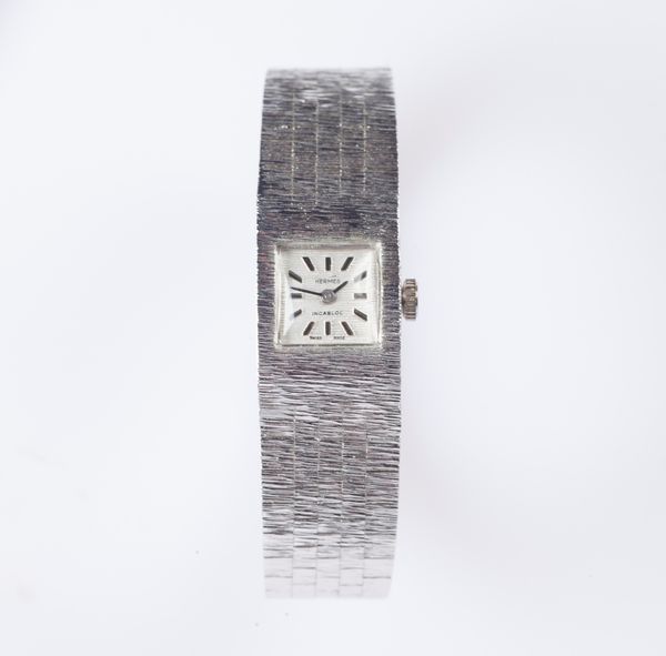 Hermes - Orologio vintage in metallo argentato  - Asta Fine Jewels and Watches - Associazione Nazionale - Case d'Asta italiane