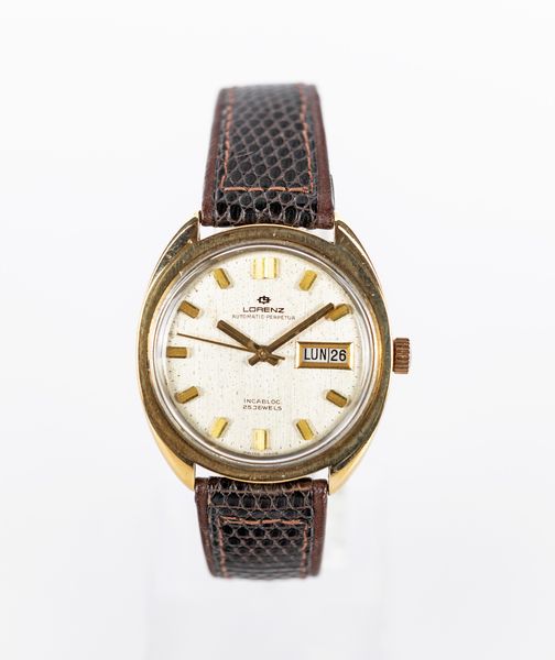 Lorenz - Orologio da polso uomo in oro  - Asta Fine Jewels and Watches - Associazione Nazionale - Case d'Asta italiane