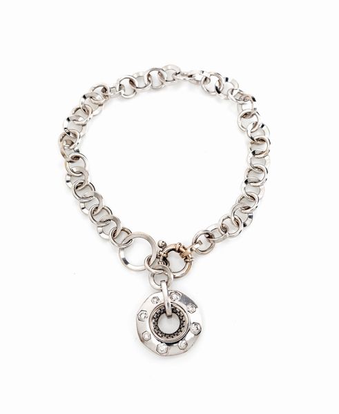 Audemars Piguet - Bracciale Royal Oak in oro e brillanti  - Asta Fine Jewels and Watches - Associazione Nazionale - Case d'Asta italiane