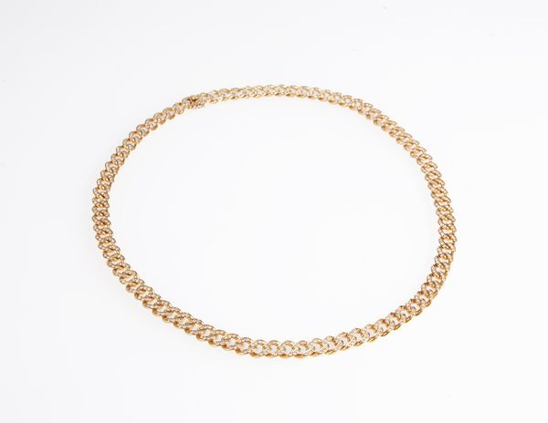 Catena in oro e diamanti  - Asta Fine Jewels and Watches - Associazione Nazionale - Case d'Asta italiane
