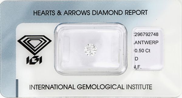 Diamante in blister  - Asta Fine Jewels and Watches - Associazione Nazionale - Case d'Asta italiane