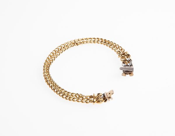 Pomellato - bracciale doppio in oro e brillanti  - Asta Fine Jewels and Watches - Associazione Nazionale - Case d'Asta italiane