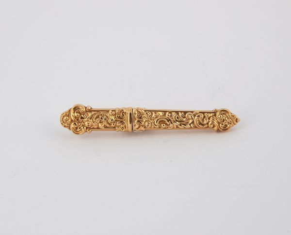 Porta aghi in oro, Francia, XIX secolo  - Asta Fine Jewels and Watches - Associazione Nazionale - Case d'Asta italiane