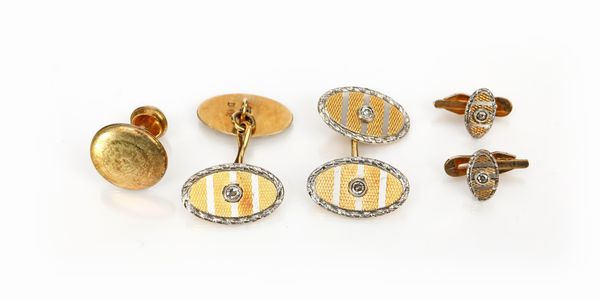 Gemelli con bottoni da sparato in oro 18kt  - Asta Fine Jewels and Watches - Associazione Nazionale - Case d'Asta italiane