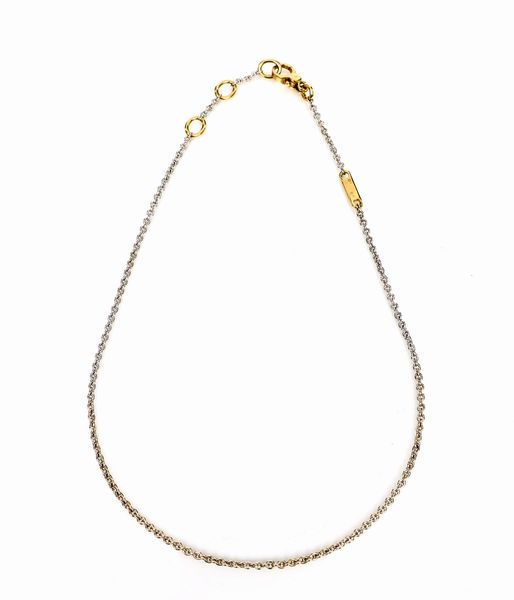 Pomellato - catena in oro giallo e bianco  - Asta Fine Jewels and Watches - Associazione Nazionale - Case d'Asta italiane