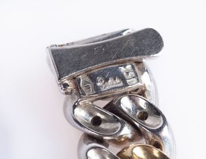 Pomellato - bracciale doppio in oro e brillanti  - Asta Fine Jewels and Watches - Associazione Nazionale - Case d'Asta italiane