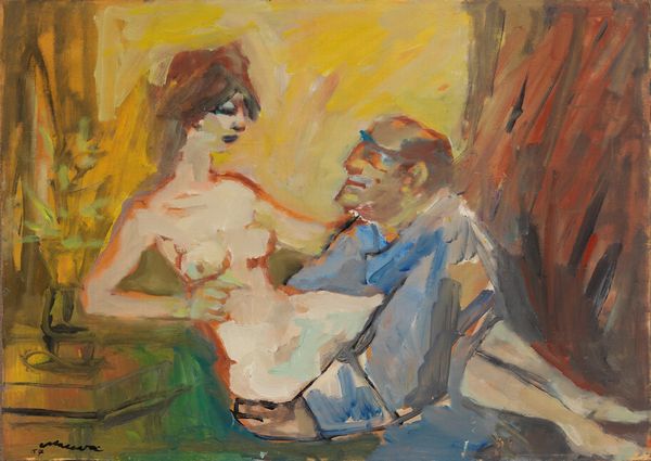 MINO MACCARI : Figure  - Asta Dipinti, Disegni, Sculture e Grafica - Associazione Nazionale - Case d'Asta italiane