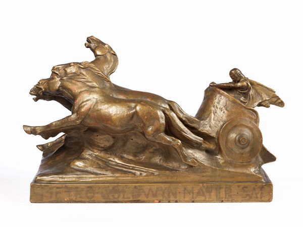 UMBERTO MASTROIANNI : Biga  - Asta Dipinti, Disegni, Sculture e Grafica - Associazione Nazionale - Case d'Asta italiane