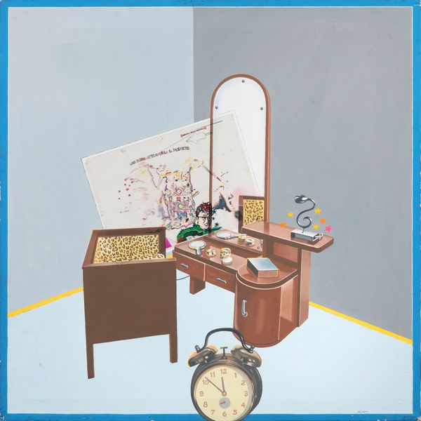 LUCA ALINARI : Mio padre attraversa il deserto  - Asta Dipinti, Disegni, Sculture e Grafica - Associazione Nazionale - Case d'Asta italiane