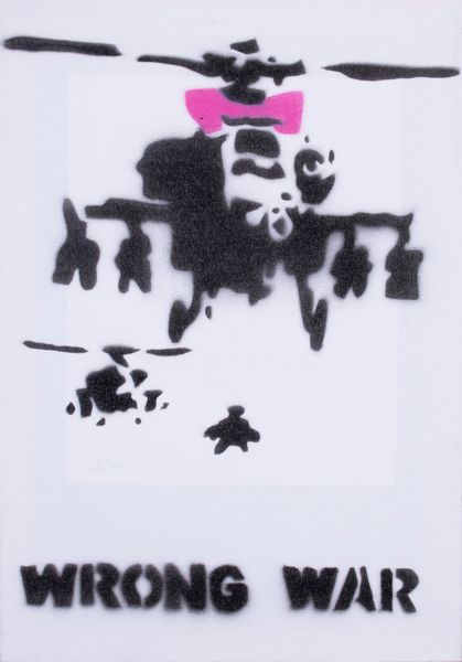 Banksy : Wrong War  - Asta Dipinti, Disegni, Sculture e Grafica - Associazione Nazionale - Case d'Asta italiane