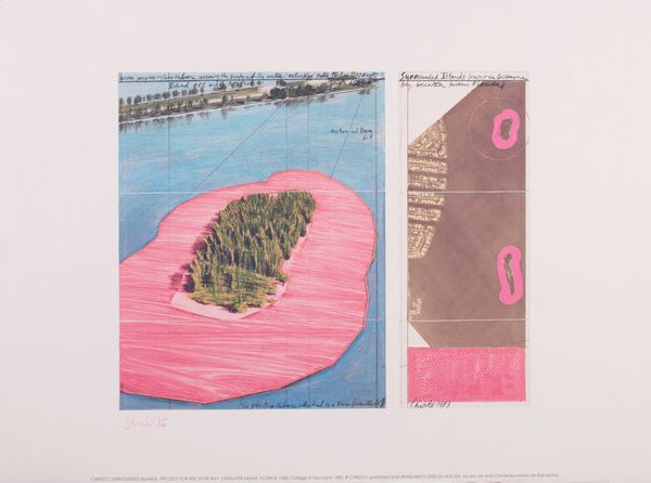 Christo : Surrounded Islands, Project for Biscayne Bay, Miami, Florida  - Asta Dipinti, Disegni, Sculture e Grafica - Associazione Nazionale - Case d'Asta italiane