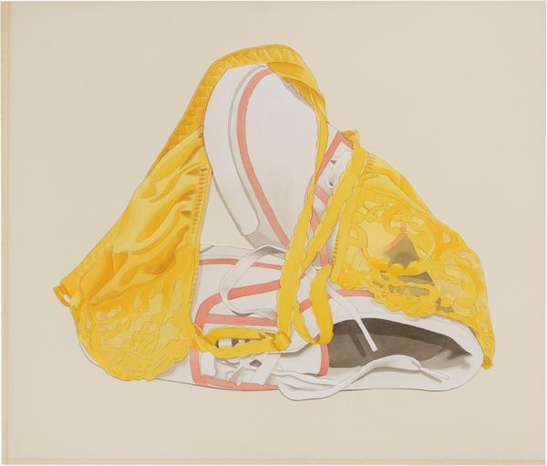 Tom Wesselmann : Study for Sneakers and Yellow Bra (Cut Out)  - Asta Dipinti, Disegni, Sculture e Grafica - Associazione Nazionale - Case d'Asta italiane