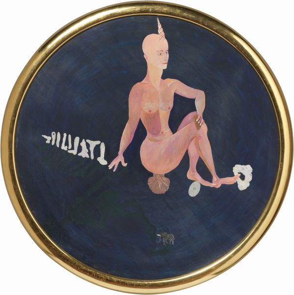 Luigi Ontani : Serrasso di Cassanchiglia  - Asta Dipinti, Disegni, Sculture e Grafica - Associazione Nazionale - Case d'Asta italiane