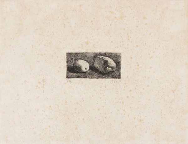 Giorgio Morandi : Natura morta con pane e limone  - Asta Dipinti, Disegni, Sculture e Grafica - Associazione Nazionale - Case d'Asta italiane