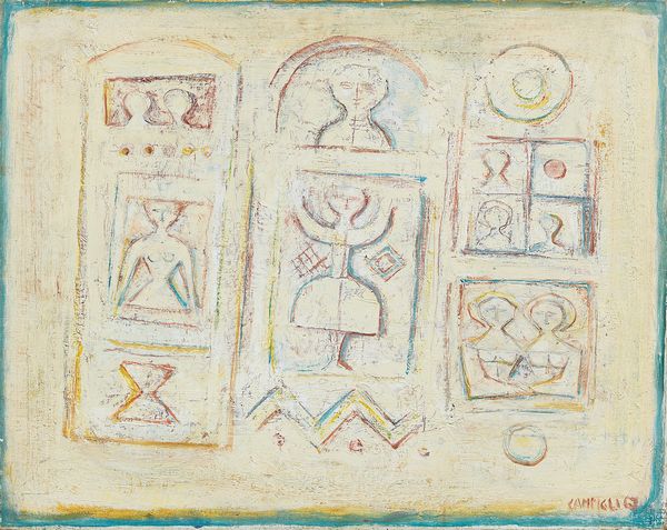 Massimo Campigli : Graffiti  - Asta Dipinti, Disegni, Sculture e Grafica - Associazione Nazionale - Case d'Asta italiane