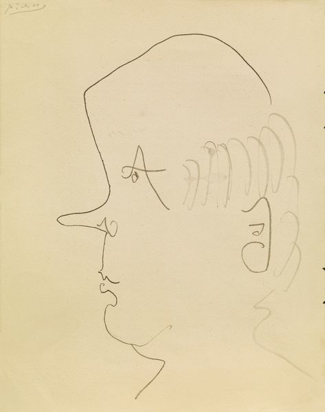 Pablo Picasso : Portrait de Georges Auric  - Asta Dipinti, Disegni, Sculture e Grafica - Associazione Nazionale - Case d'Asta italiane