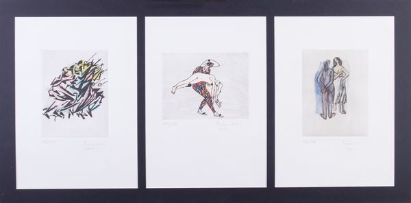 Primo Conti : Tre grafiche  - Asta Dipinti, Disegni, Sculture e Grafica - Associazione Nazionale - Case d'Asta italiane