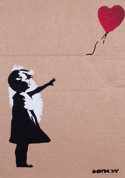 Banksy : Girl with Balloon  - Asta Dipinti, Disegni, Sculture e Grafica - Associazione Nazionale - Case d'Asta italiane